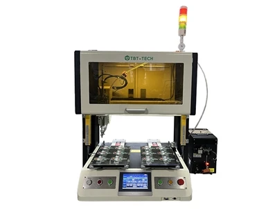 Single head and dual working stations automatic screw locking machine with sa...