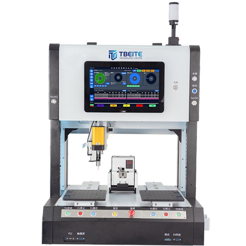 Computer-controlled automatic screw locking machine with data recording function